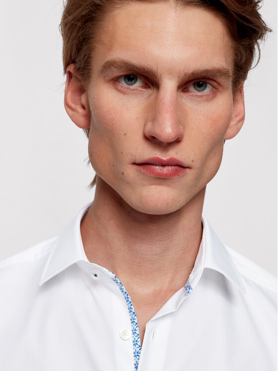 BOSS Boss Cămașă Jesse 50451092 Alb Slim Fit