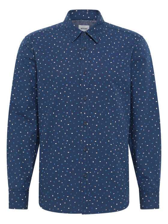 Mustang Mustang Camicia ELMORE Blu Regular Fit