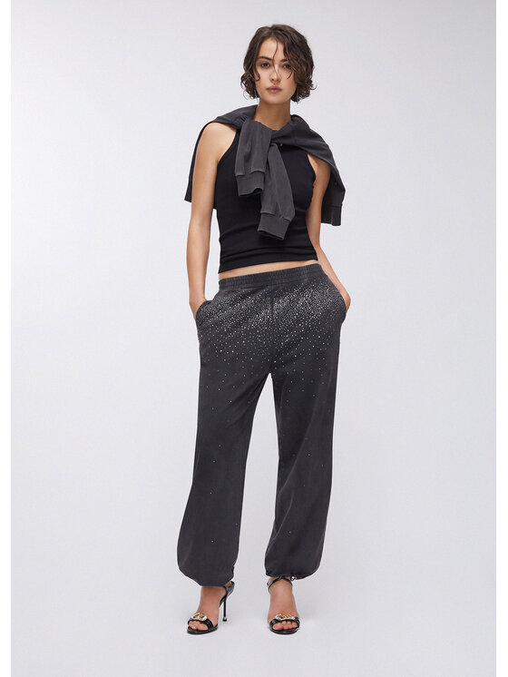 Liu Jo Liu Jo Pantaloni di tessuto TA6102JS008P9282 Nero Regular Fit