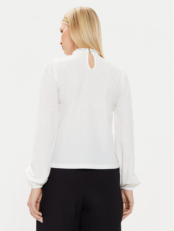 Morgan Morgan Bluse 241-TRIL Weiß Regular Fit