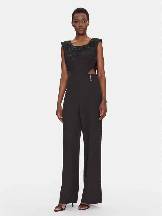 Fracomina Fracomina Overal FQ25SO2002W47601 Černá Slim Fit