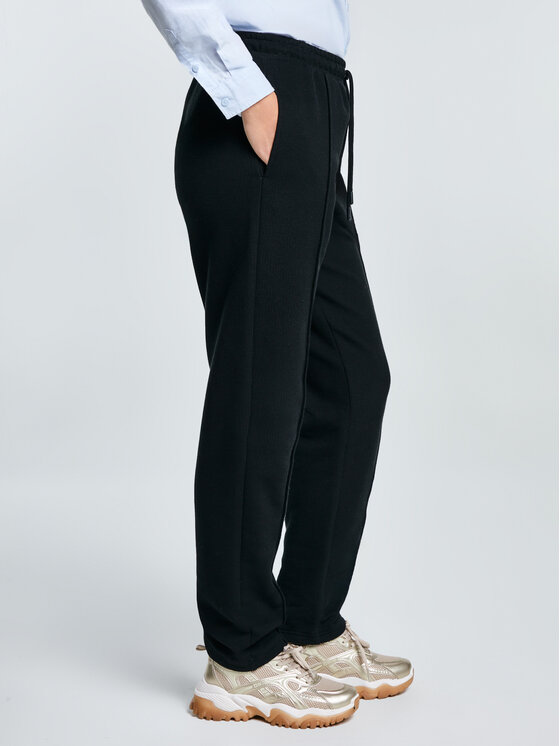 BIG STAR BIG STAR Spodnie dresowe PIXELINAP Czarny Basic Fit