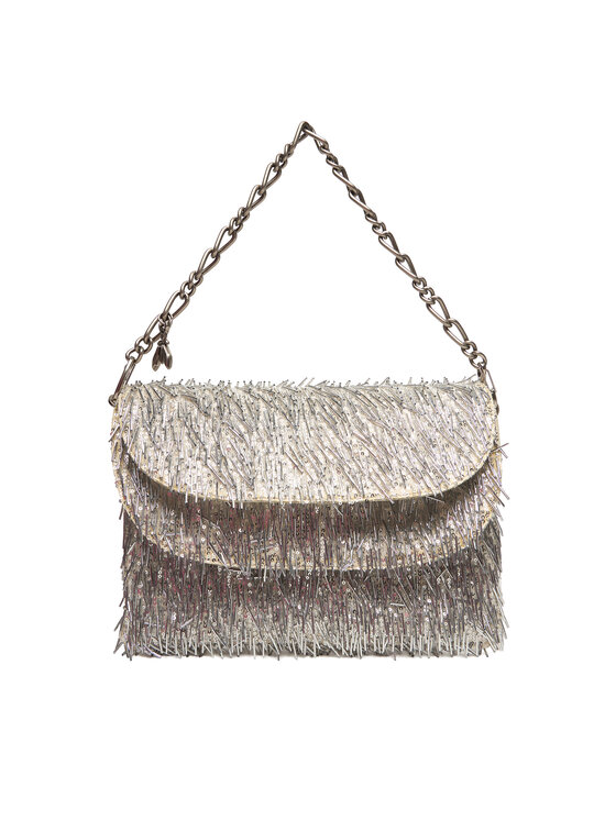 Patrizia Pepe Patrizia Pepe Ročna torba 2B0156/A672-FG52 Srebrna