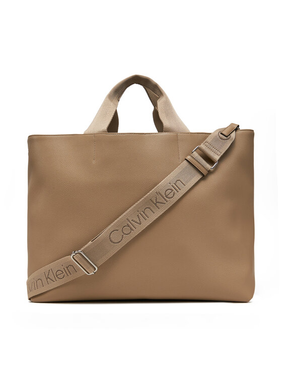 Calvin Klein Jeans Calvin Klein Jeans Ročna torba Ultralight Tote Pu LV04K3132G Bež