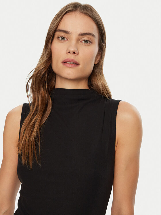 Guess Guess Kokteilinė suknelė W5RK24 KAQL2 Juoda Regular Fit