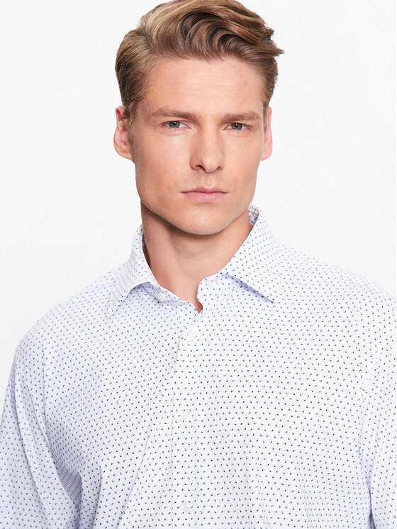 BOSS Boss Camicia 50490348 Bianco Regular Fit
