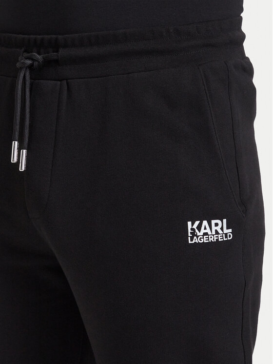 KARL LAGERFELD KARL LAGERFELD Долнище анцуг 705782 564917 Черен Regular Fit