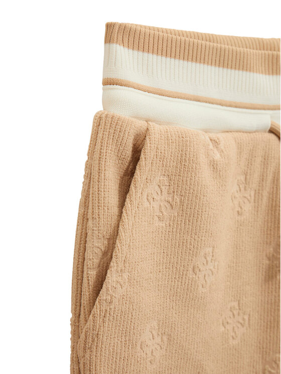 Guess Guess Spodnji del trenirke J5BQ17 K1902 Bež Wide Leg