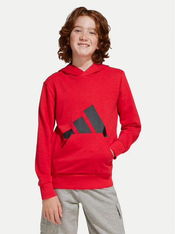 adidas adidas Bluză Essentials JE1389 Roșu Regular Fit