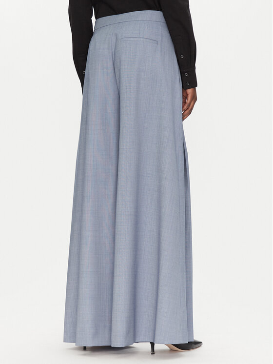 BOSS BOSS Spodnie palazzo Tetosa1 50545699 Niebieski Wide Leg