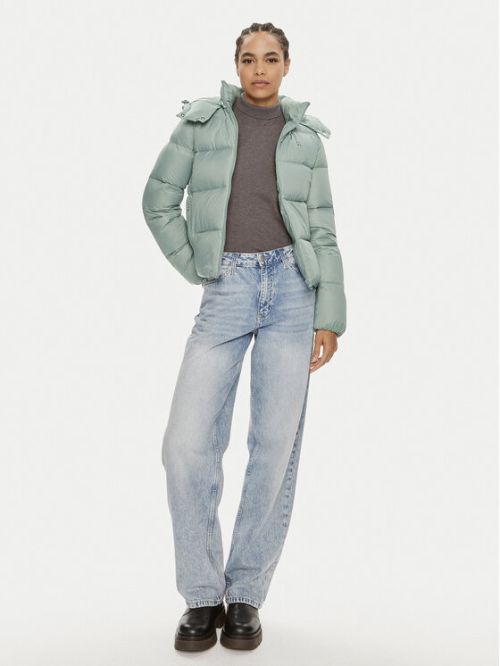 Calvin Klein Jeans Calvin Klein Jeans Μπουφάν πουπουλένιο J20J223571 Πράσινο Regular Fit