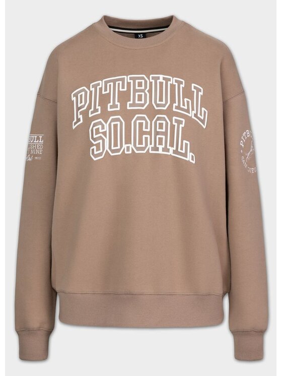 PITBULL PITBULL Bluza FIORA Brązowy Regular Fit