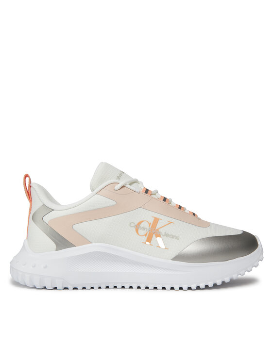 Calvin Klein Jeans Calvin Klein Jeans Sportcipők Eva Runner Low Lace Mix Ml Wn YW0YW01442 Bézs