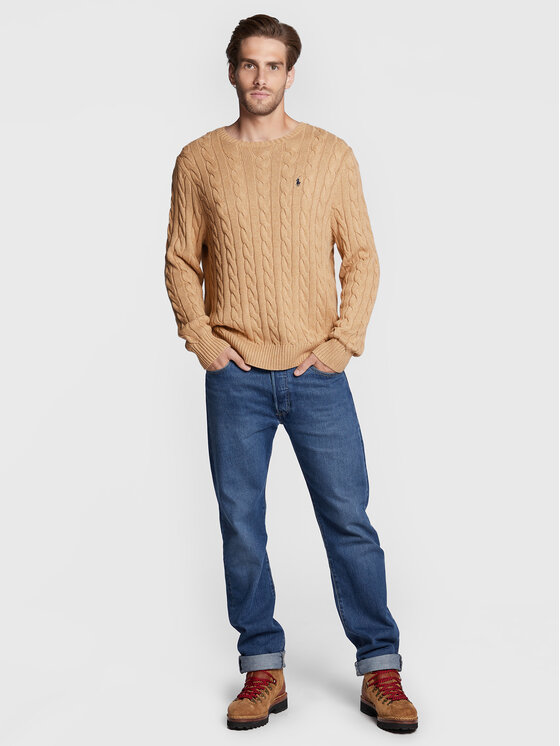 Polo Ralph Lauren Polo Ralph Lauren Džemper 710775885014 Bež Regular Fit
