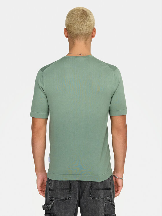 Only & Sons Only & Sons T-Shirt Wyler 22022928 Zielony Regular Fit