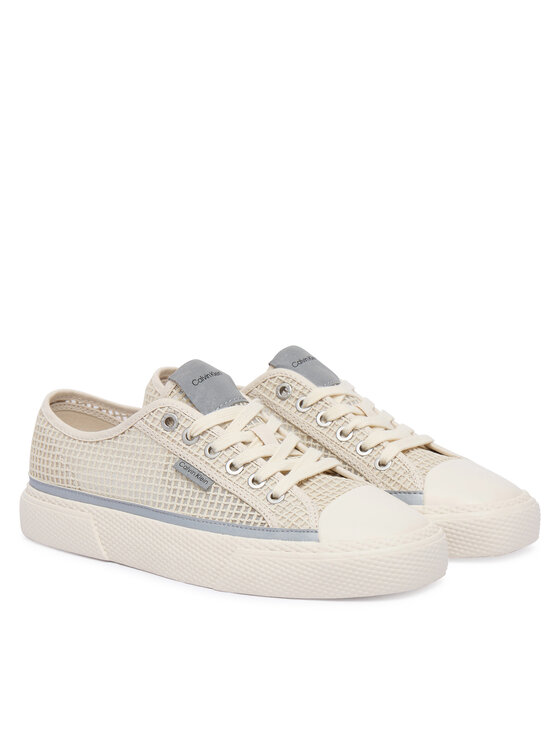 Calvin Klein Calvin Klein Кецове Vulc Laceup Low Raffia HW0HW03082 Бежов
