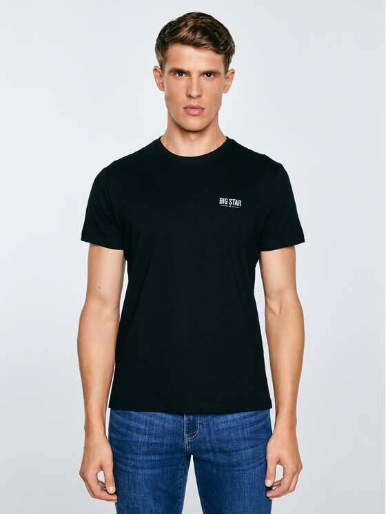 BIG STAR BIG STAR T-Shirt TATISAR Czarny Basic Fit
