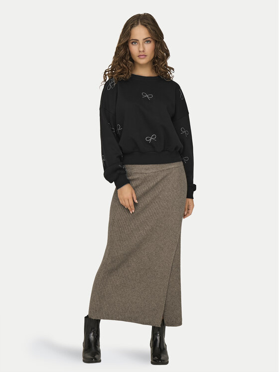 ONLY ONLY Μπλούζα Berit 15333887 Μαύρο Regular Fit