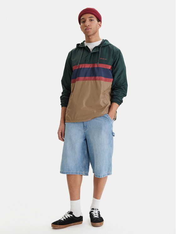 RVCA RVCA Anorak-jope Meyer AVYJK00264 Roheline Regular Fit