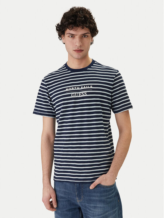 Guess Jeans Guess Jeans Tricou M6GI47 K3499 Albastru Regular Fit
