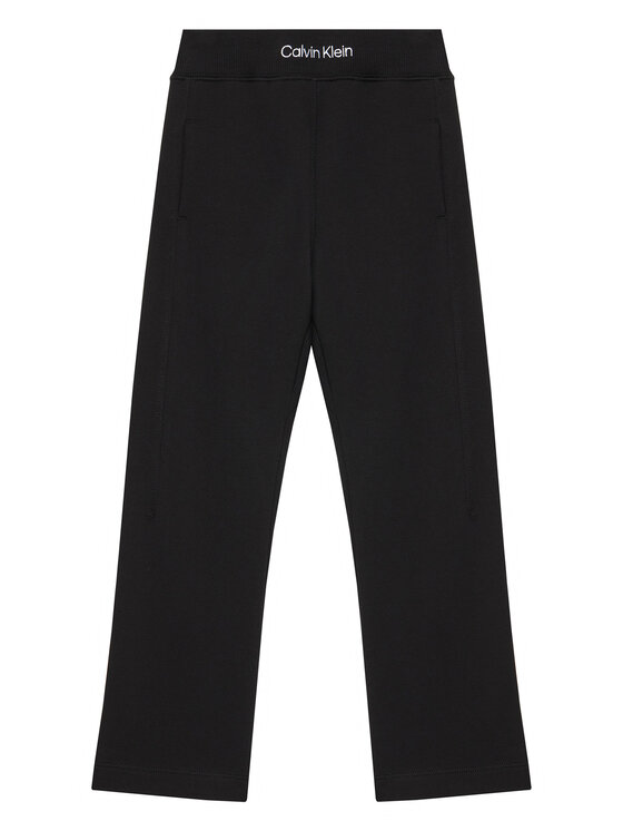 Calvin Klein Jeans Calvin Klein Jeans Pantaloni trening IB0IB02538 D Negru Regular Fit