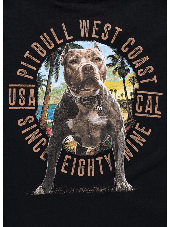 PITBULL PITBULL T-Shirt BEACH GIRL Czarny Regular Fit