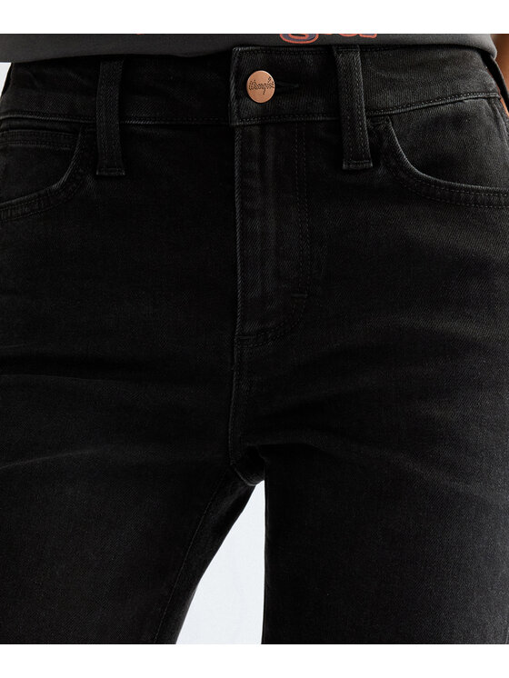 Wrangler Wrangler Jeansy 112386687 Czarny Regular Fit