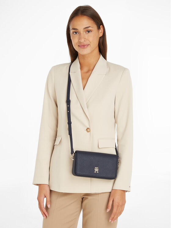 Tommy Hilfiger Tommy Hilfiger Τσάντα Emblem AW0AW15180 Σκούρο μπλε