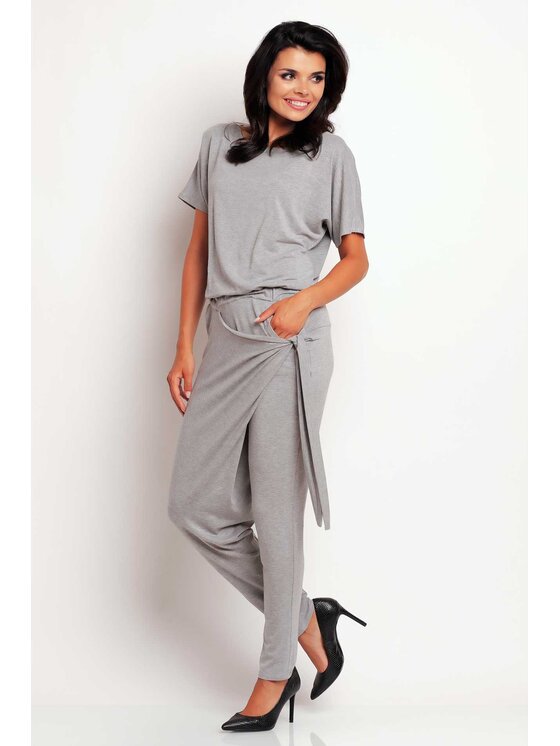 Infinite You Infinite You Kombinezon M106 Szary Basic Fit