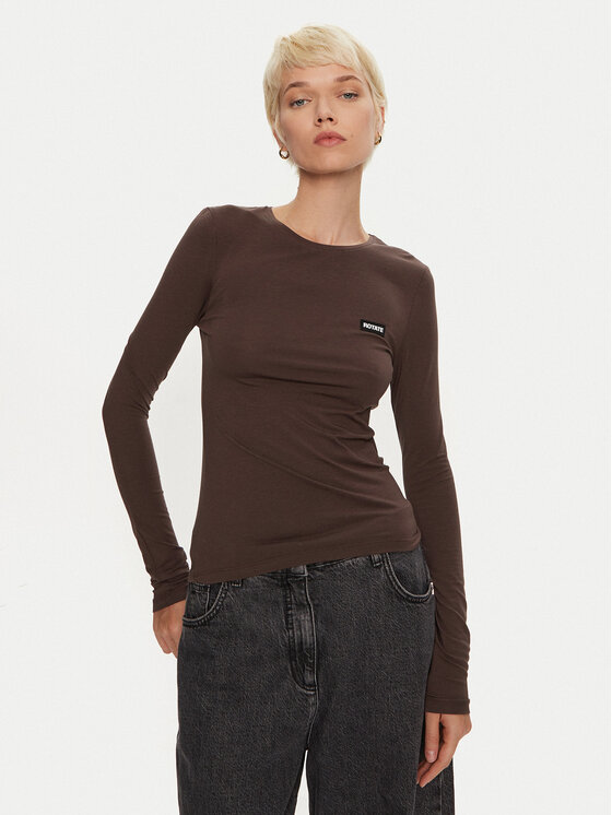 ROTATE ROTATE Μπλουζάκι Zildu 113132573 Καφέ Regular Fit
