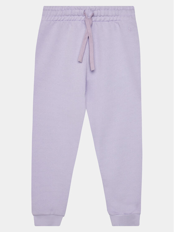 United Colors Of Benetton Pantaloni trening 3J68CF02H Violet Relaxed Fit