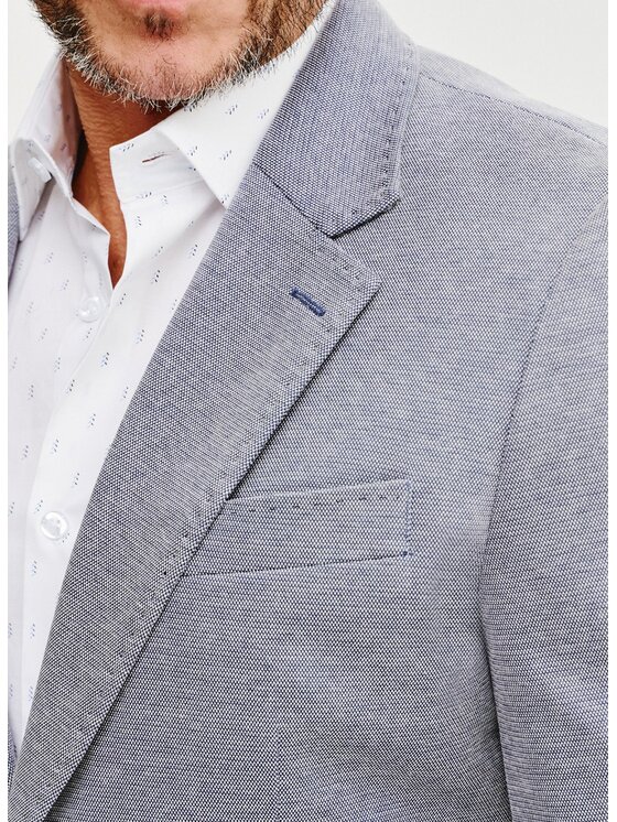 Pako Lorente Pako Lorente Marynarka P25SF-3X-022 Niebieski Slim Fit