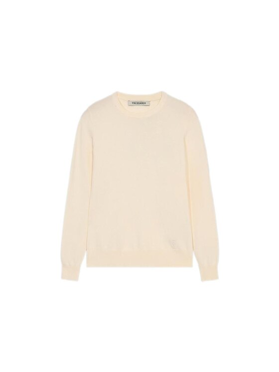 Trussardi Trussardi Cardigan M7356001125N011 Bianco Regular Fit