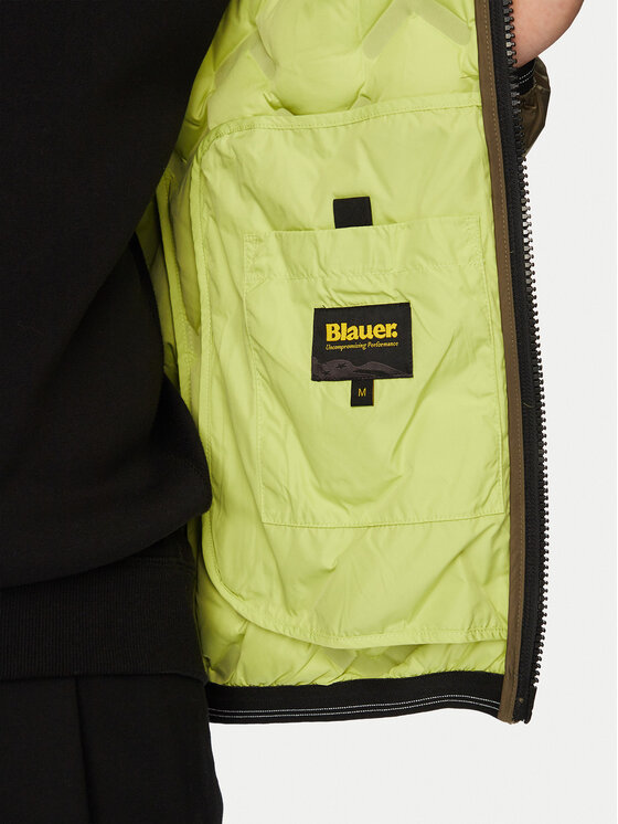 Blauer Blauer Пухено яке Piery 26WBLUC03233 Тъмнозелен Regular Fit