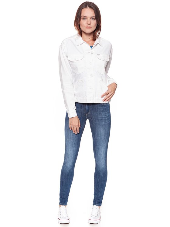 Wrangler Wrangler Giacca da donna RETRO JACKET Bianco Regular Fit