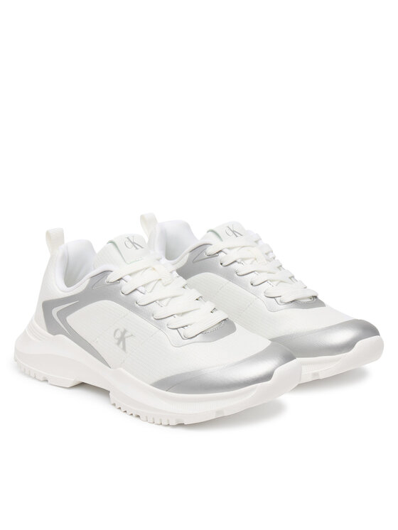 Calvin Klein Calvin Klein Sneakersy Low Cut Lace-Up V3A9-83233-1844X059 S Biela