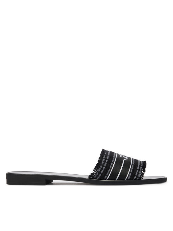KARL LAGERFELD KARL LAGERFELD Klapki Skoot III KL80411C Czarny
