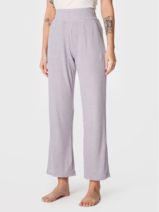 Triumph Triumph Spodnie dzianinowe Thermal 10213432 Szary Relaxed Fit