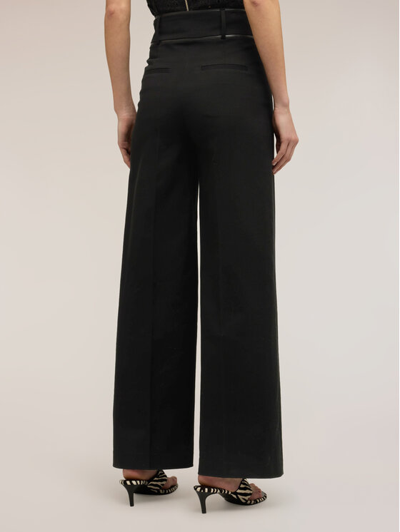 Motivi Motivi Pantaloni di tessuto P039Q004445N0Z3 Nero Over Fit