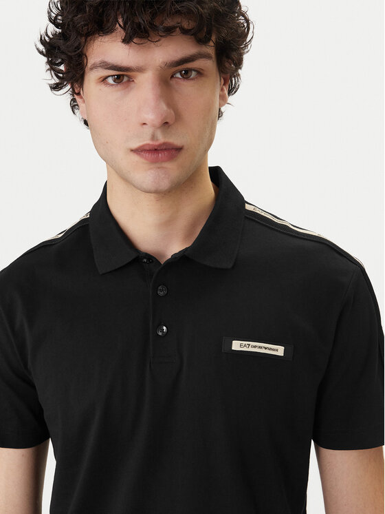 EA7 Emporio Armani EA7 Emporio Armani Polokošeľa 7M001477 AF10375 UC001 Čierna Regular Fit