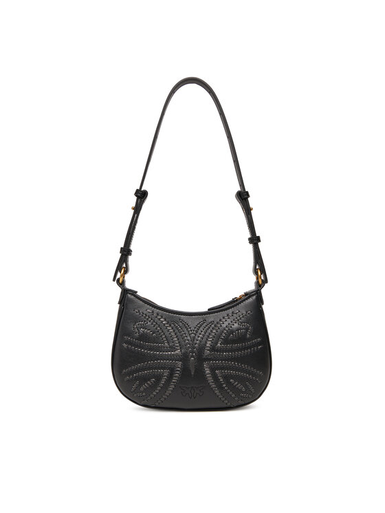 PINKO PINKO Kabelka Half Moon Baby PE 25 PLTT 103538 A2C3 Čierna