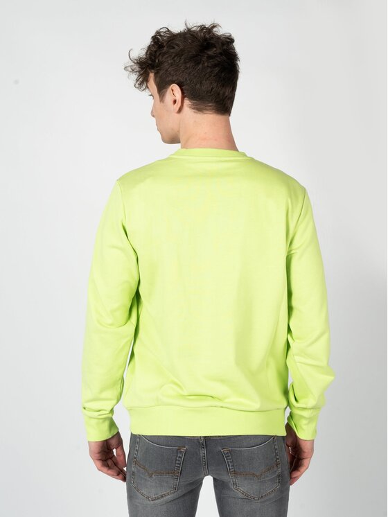 Felpa diesel verde on sale