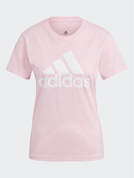 adidas adidas Тишърт Essentials Logo GL0726 Розов Regular Fit
