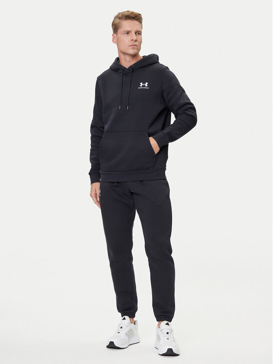 Under Armour Under Armour Μπλούζα UA Essential Fleece Hoodie 1373880 Μαύρο Regular Fit