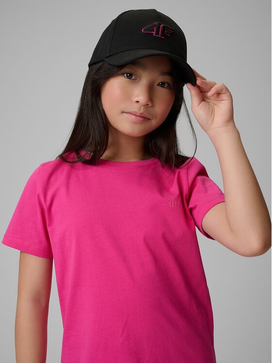 4F 4F T-shirt 4FJRSS26TTSHF3554-54S Rosa Regular Fit