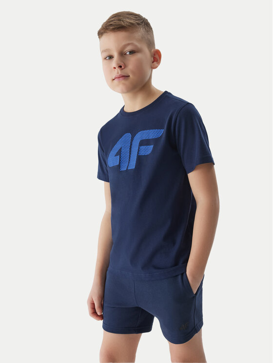 4F Pantaloni scurți sport 4FJWSS24TSHOM272 Bleumarin Regular Fit