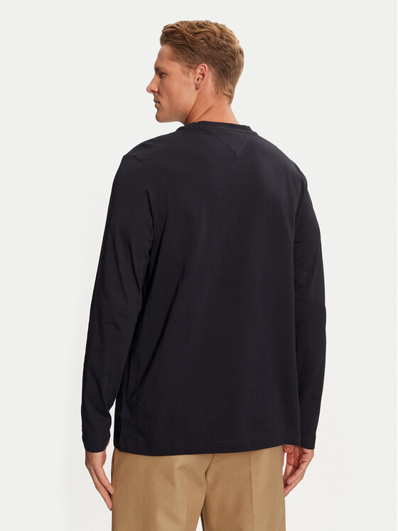 Black tommy hilfiger long sleeve cheap