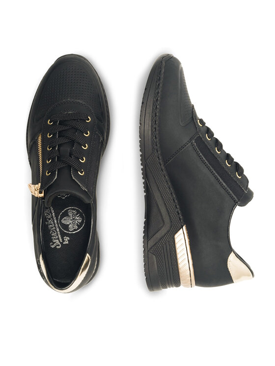 Rieker Rieker Sneakersy N4305-00 Černá