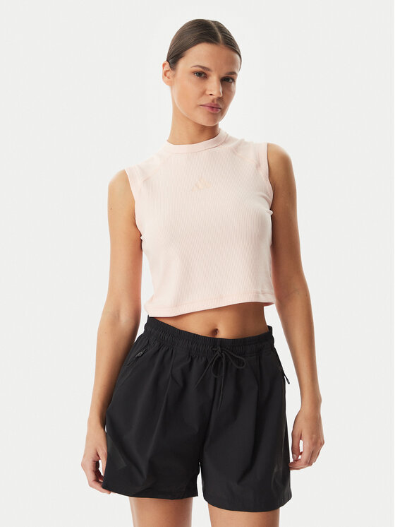 adidas Top ALL SZN KA6971 Różowy Slim Fit