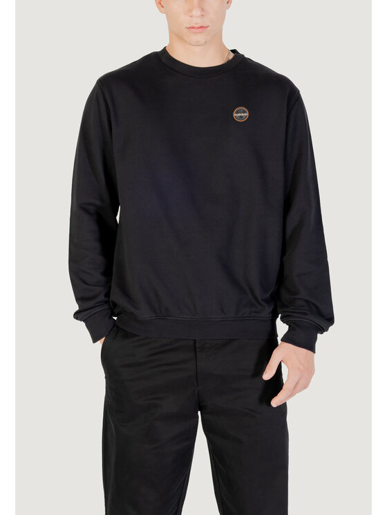 Napapijri Napapijri Μπλούζα B-BADGE C 1 Μαύρο Casual Fit